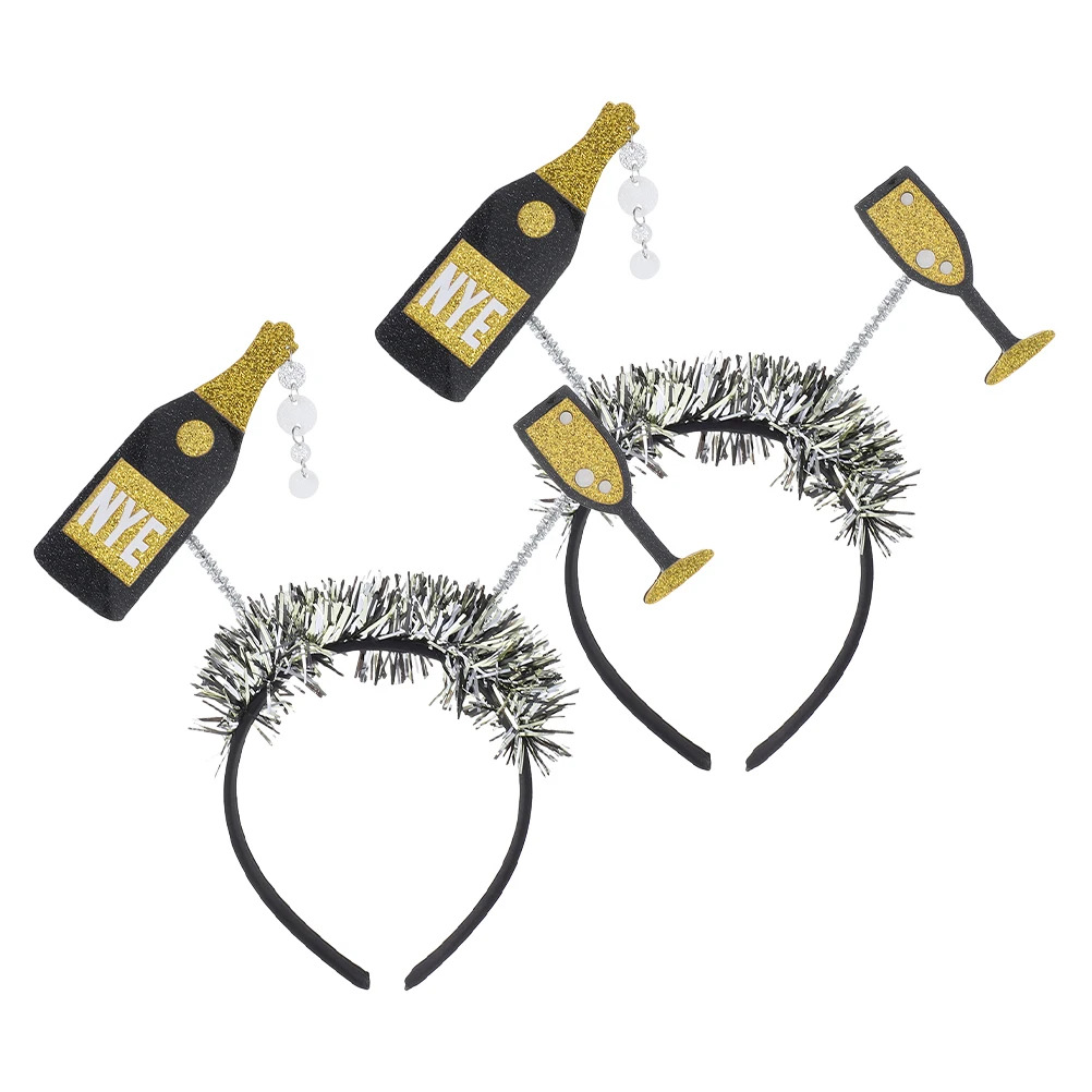 2Pcs Bottle Headband Plastic Durable Material Holiday Party Supplies Christmas New Years Headdress Tiara Hairband
2Pcs Bottle Headband Plastic Durable Material Holiday Party Supplies Christmas New Years Headdress Tiara Hairband