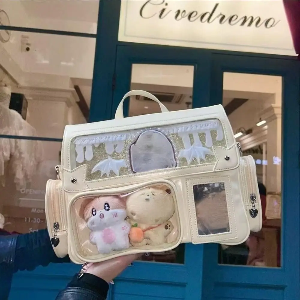 New Large Capacity Shoulder Bag Multifunctional Transparent Storage Bag Casual Backpack
New Large Capacity Shoulder Bag Multifunctional Transparent Storage Bag Casual Backpack