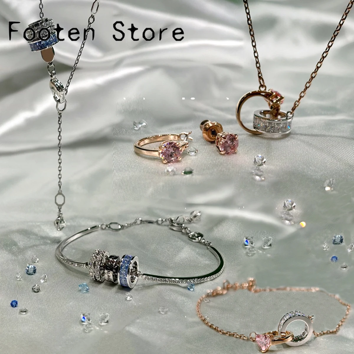 2025 New Trend Fine Jewelry Sets Charming Pink Blue Pendant Crystal Luxury Necklace Bracelet Earrings Women's Anniversary Gift
2025 New Trend Fine Jewelry Sets Charming Pink Blue Pendant Crystal Luxury Necklace Bracelet Earrings Women's Anniversary Gift