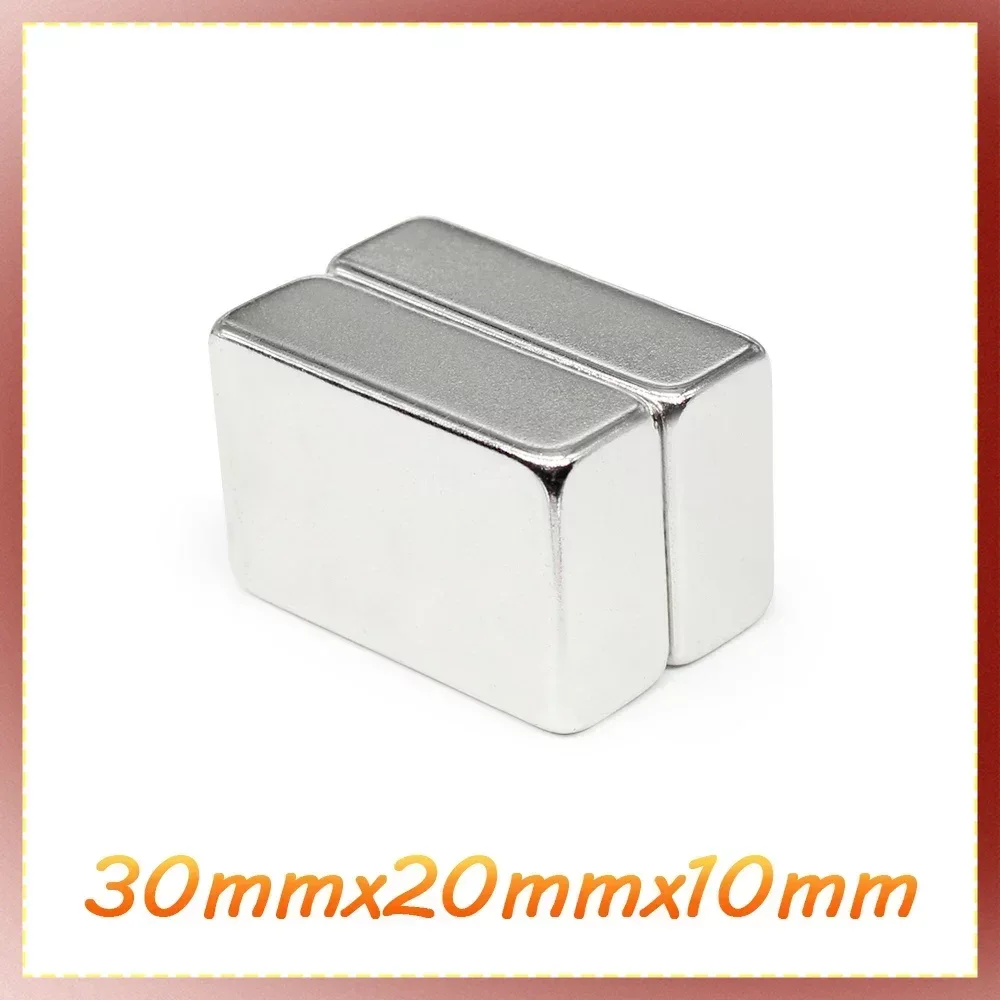 1/2/5/10PCS 30x20x10mm Quadrate Super Powerful Strong Magnetic Magnets 30*20*10 Block Permanent Neodymium Magnets 30x20x10
1/2/5/10PCS 30x20x10mm Quadrate Super Powerful Strong Magnetic Magnets 30*20*10 Block Permanent Neodymium Magnets 30x20x10