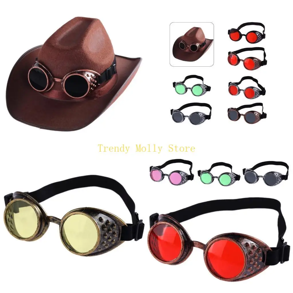 N5KB Vintaeg викторианские очки в стиле стимпанк, очки Cybers Goths, косплей, солнцезащитные очки, маска для лица на Хэллоуин и
N5KB Vintaeg викторианские очки в стиле стимпанк, очки Cybers Goths, косплей, солнцезащитные очки, маска для лица на Хэллоуин и