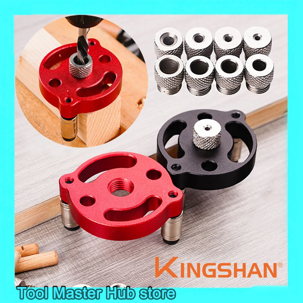KINGSHAN Dowel Jig Kit Self Center Woodworking Drill Guide for Straight Holes Wood Panel Hole Puncher Locator for Wood Joint
KINGSHAN Dowel Jig Kit Self Center Woodworking Drill Guide for Straight Holes Wood Panel Hole Puncher Locator for Wood Joint
