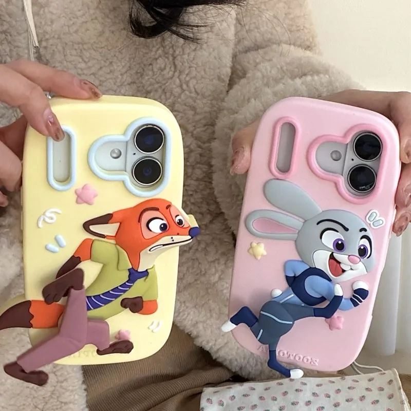 Вращающийся чехол для телефона Disney Zootopia с 3D рисунком Джуди Ника для IPhone 17 17 Pro 17 Promax 16 15 14 13 ProMax, защитный чехол
Вращающийся чехол для телефона Disney Zootopia с 3D рисунком Джуди Ника для IPhone 17 17 Pro 17 Promax 16 15 14 13 ProMax, защитный чехол