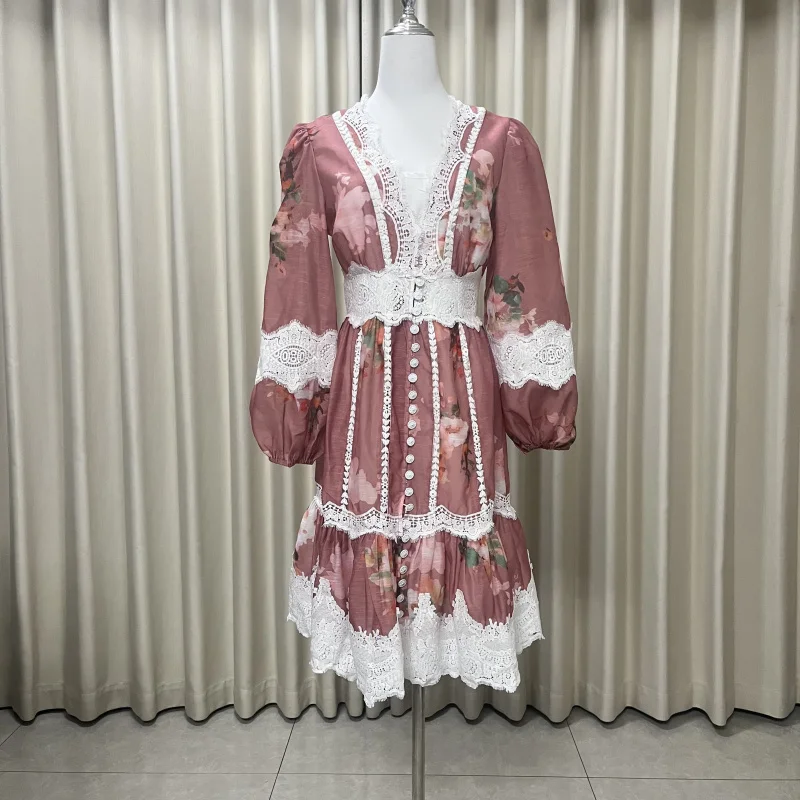 Women's Dress Floral Linen Elegant Short Dresses Vacation Beach Party Dresses Woman Fashion Summer High Quality Skirt 2025
Women's Dress Floral Linen Elegant Short Dresses Vacation Beach Party Dresses Woman Fashion Summer High Quality Skirt 2025