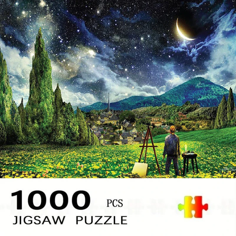 1000/500 PCS Jigsaw Puzzles Van Gogh Home Decor Games Landscape Puzzles Educational Toys Birthday Gifts
1000/500 PCS Jigsaw Puzzles Van Gogh Home Decor Games Landscape Puzzles Educational Toys Birthday Gifts