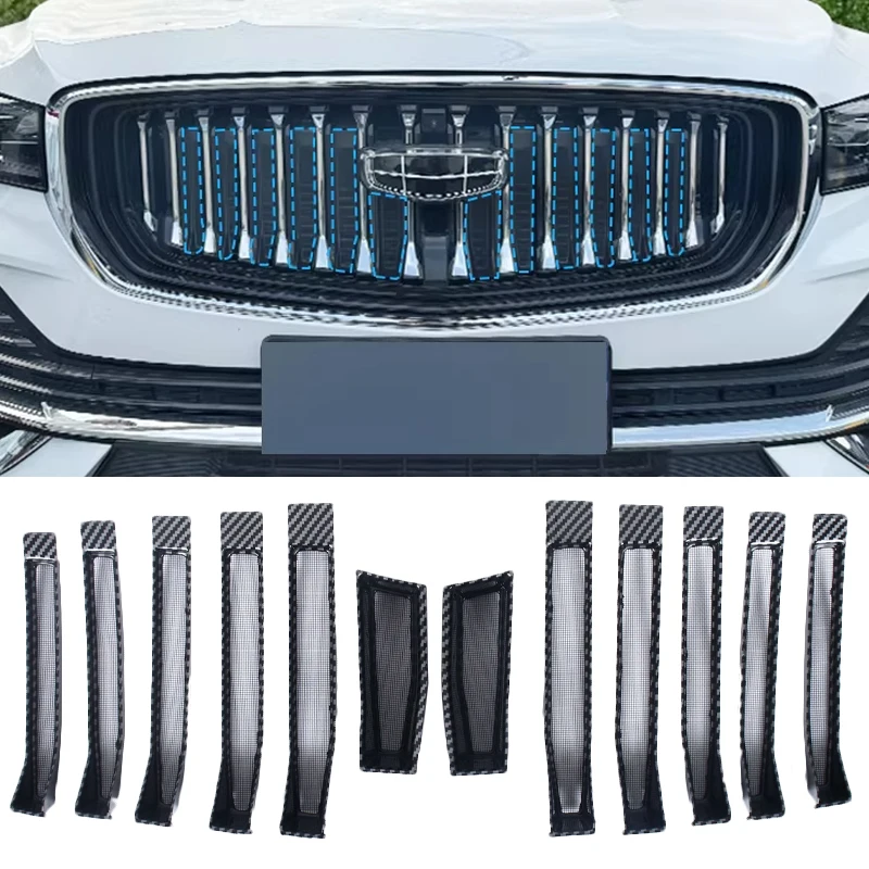 Для Geely Monjaro 2024-2025: Сетка-накладка на решетку радиатора с креплением на защелках, внешняя декоративная защита от насекомых, сетка из ABS+металла
Для Geely Monjaro 2024-2025: Сетка-накладка на решетку радиатора с креплением на защелках, внешняя декоративная защита от насекомых, сетка из ABS+металла