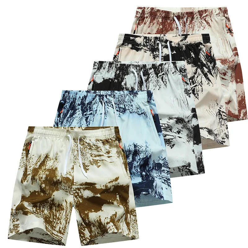 Men's Outdoor Sports Leisure Fashion Printed Quick Drying Beach Shorts Summer Lightweight and Breathable 5-point Loose Shorts
Men's Outdoor Sports Leisure Fashion Printed Quick Drying Beach Shorts Summer Lightweight and Breathable 5-point Loose Shorts