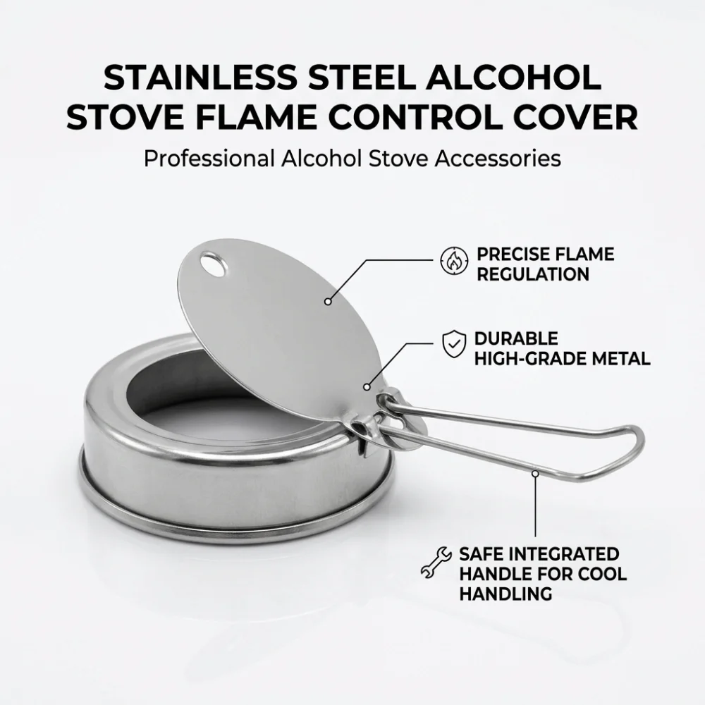 Stainless Steel Fuel Fire Extinguishing Cover with Handle Anti Scalding Alcohol Furnace Ignition Cover Windproof Barrier
Stainless Steel Fuel Fire Extinguishing Cover with Handle Anti Scalding Alcohol Furnace Ignition Cover Windproof Barrier