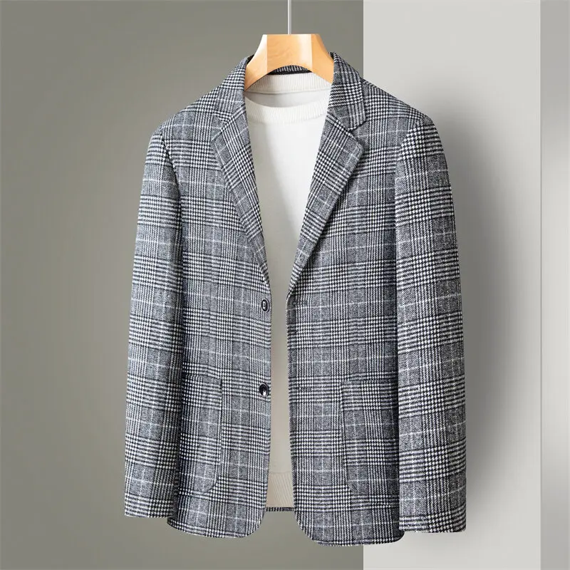 2026 New Business Dinner Gentleman Slim Gentleman Group Dress Fashion Men British Style Dress Best Man Plaid Plaid Plaid Blazer
2026 New Business Dinner Gentleman Slim Gentleman Group Dress Fashion Men British Style Dress Best Man Plaid Plaid Plaid Blazer