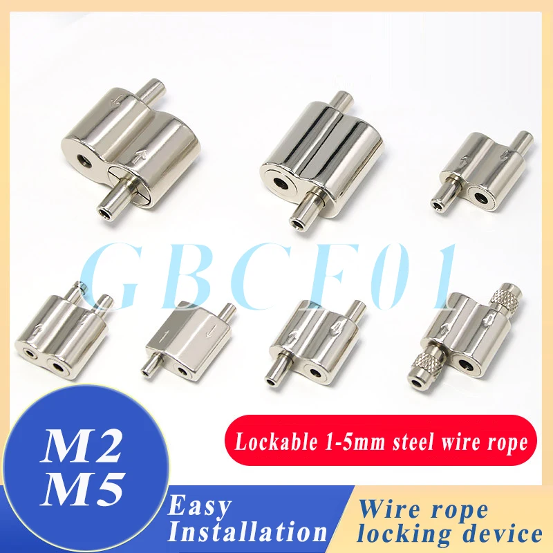 Adjustable 8-Shape Steel Wire Rope Double Head Cable Clipper Bidirectional Lockset Spring Clamps for Lamp Hanging & Cable Connec
Adjustable 8-Shape Steel Wire Rope Double Head Cable Clipper Bidirectional Lockset Spring Clamps for Lamp Hanging & Cable Connec