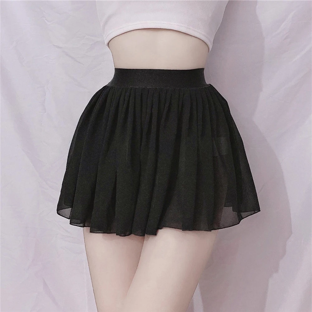 Women Sexy See Through Sheer High Waist Mesh A-Line Lingerie Skirt Skater Pleated Sexy Short Skirts Solid Korean Ladies Skirt
Women Sexy See Through Sheer High Waist Mesh A-Line Lingerie Skirt Skater Pleated Sexy Short Skirts Solid Korean Ladies Skirt