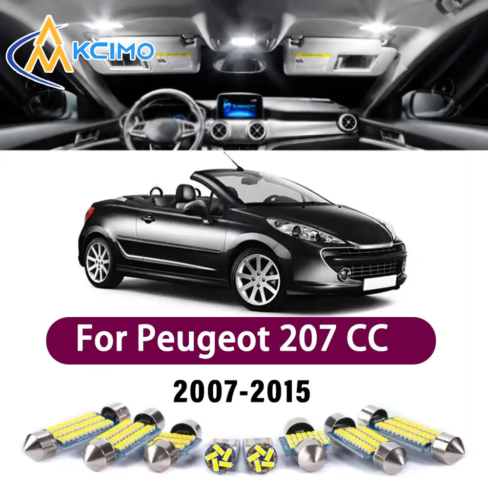 Error Free LED Interior Light Kit for Peugeot 207 CC 207CC 2007-2015 Premium Bright Dome Trunk Mirror Reading Lamps Canbus
Error Free LED Interior Light Kit for Peugeot 207 CC 207CC 2007-2015 Premium Bright Dome Trunk Mirror Reading Lamps Canbus