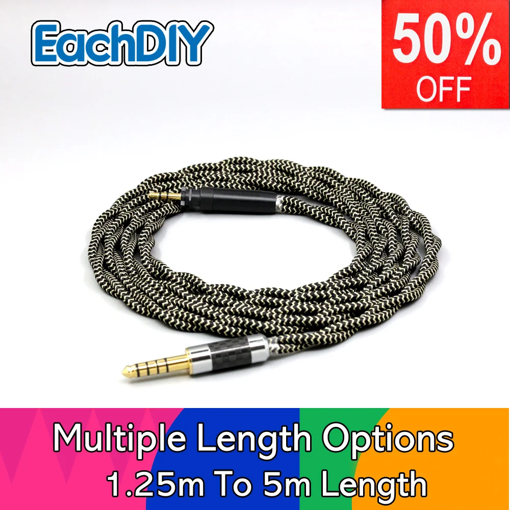 2 Core 2.8mm Litz OFC Earphone Shield Braided Sleeve Cable For Shure SRH440A SRH840A Headphone LN008474
2 Core 2.8mm Litz OFC Earphone Shield Braided Sleeve Cable For Shure SRH440A SRH840A Headphone LN008474