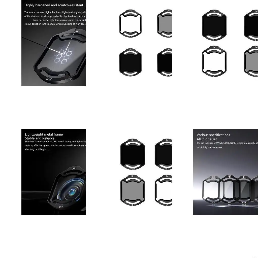 462e 4pcs nd Фильтр для беспилотных летательных аппаратов O4Pro Antiglare ND8 ND16 ND32 ND64 Фильтр для превосходного качества
462e 4pcs nd Фильтр для беспилотных летательных аппаратов O4Pro Antiglare ND8 ND16 ND32 ND64 Фильтр для превосходного качества
