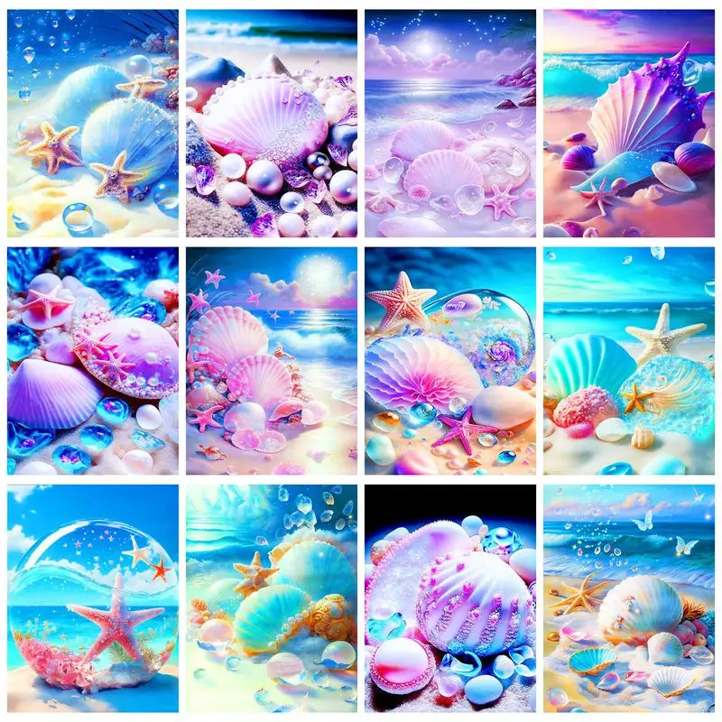 CHENISTORY DIY Painting By Numbers Colorful Seaside Shells Picture Coloring Adults Crafts Home Decors Handmade Artwork Diy Gift
CHENISTORY DIY Painting By Numbers Colorful Seaside Shells Picture Coloring Adults Crafts Home Decors Handmade Artwork Diy Gift
