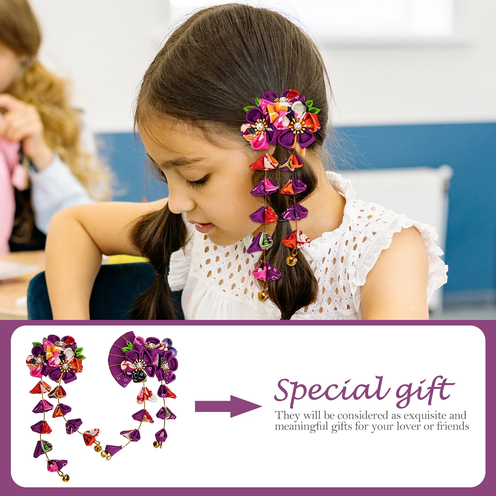 2 шт. аксессуары для волос креативные заколки для волос с цветочным веером элегантные заколки для волос для свадебных вечеринок для женщин-подростков
2 шт. аксессуары для волос креативные заколки для волос с цветочным веером элегантные заколки для волос для свадебных вечеринок для женщин-подростков