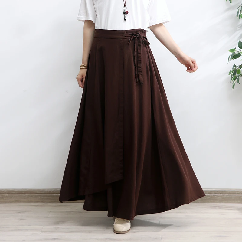TIYIHAILEY-Women's Long Maxi A-line Skirt, Elastic Waist, Cotton Linen, Black Vintage, Big Hem, Bandage, Spring, Autumn, 2024
TIYIHAILEY-Women's Long Maxi A-line Skirt, Elastic Waist, Cotton Linen, Black Vintage, Big Hem, Bandage, Spring, Autumn, 2024