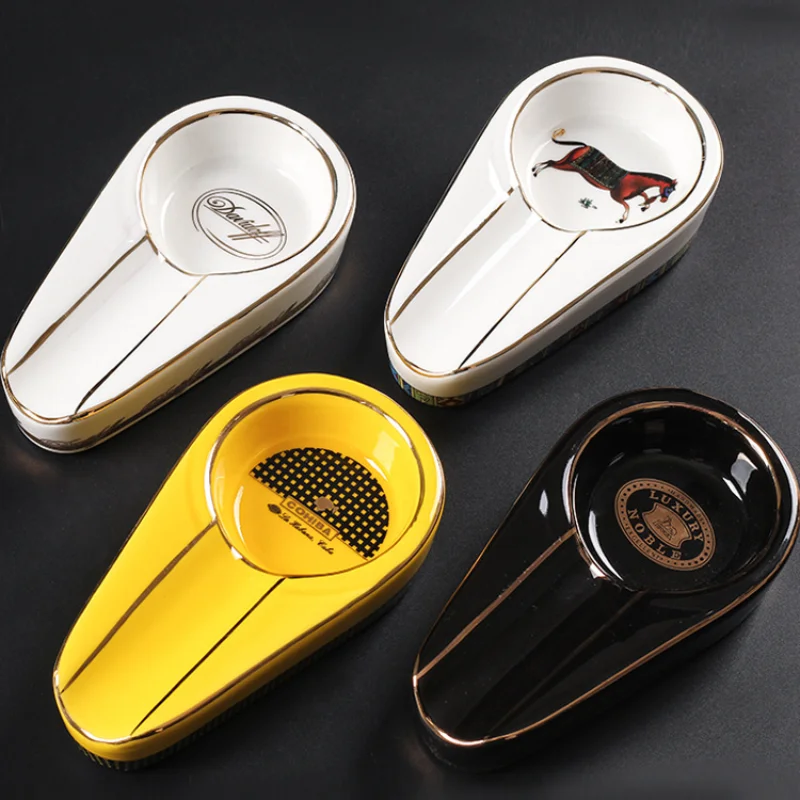 Portable Cigar Ashtray Ceramic Painted Portable Cigar Ashtray Cigar Accessories Smoking Accessories
Portable Cigar Ashtray Ceramic Painted Portable Cigar Ashtray Cigar Accessories Smoking Accessories