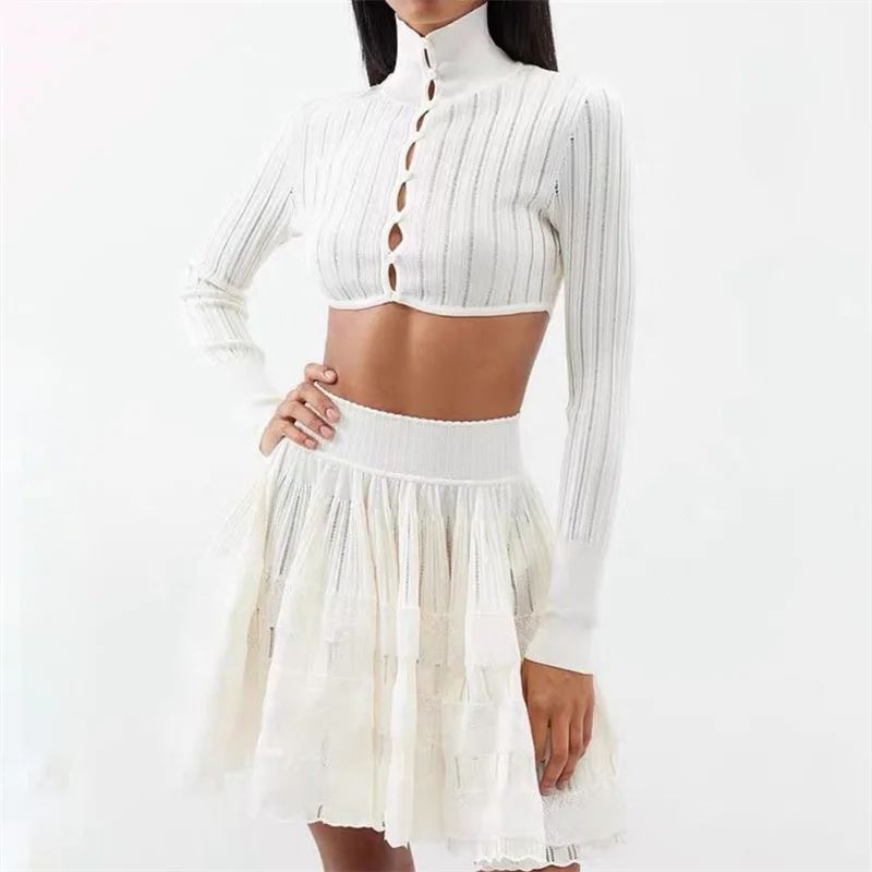 Women's skirt New elastic knitted mini skirt for autumn 2025 High waisted slim fit short skirt women's half skirt y2k cake skirt
Women's skirt New elastic knitted mini skirt for autumn 2025 High waisted slim fit short skirt women's half skirt y2k cake skirt