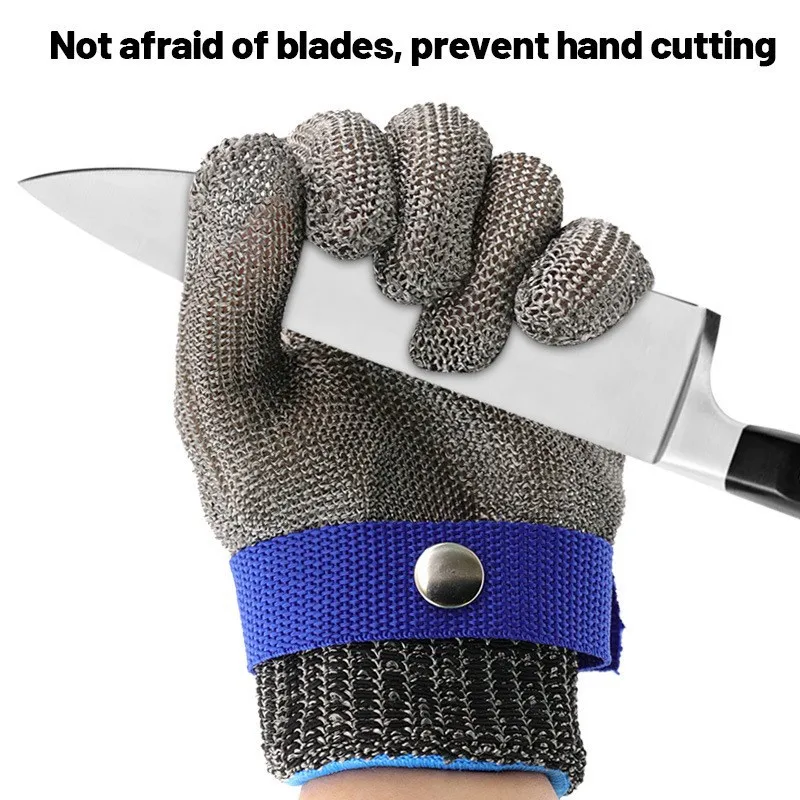 Stainless Steel Gloves Anti-cut Safety Cut Resistant Hand Protective Metal Meat Mesh Glove for Butcher Wire Knife Proof Stab
Stainless Steel Gloves Anti-cut Safety Cut Resistant Hand Protective Metal Meat Mesh Glove for Butcher Wire Knife Proof Stab