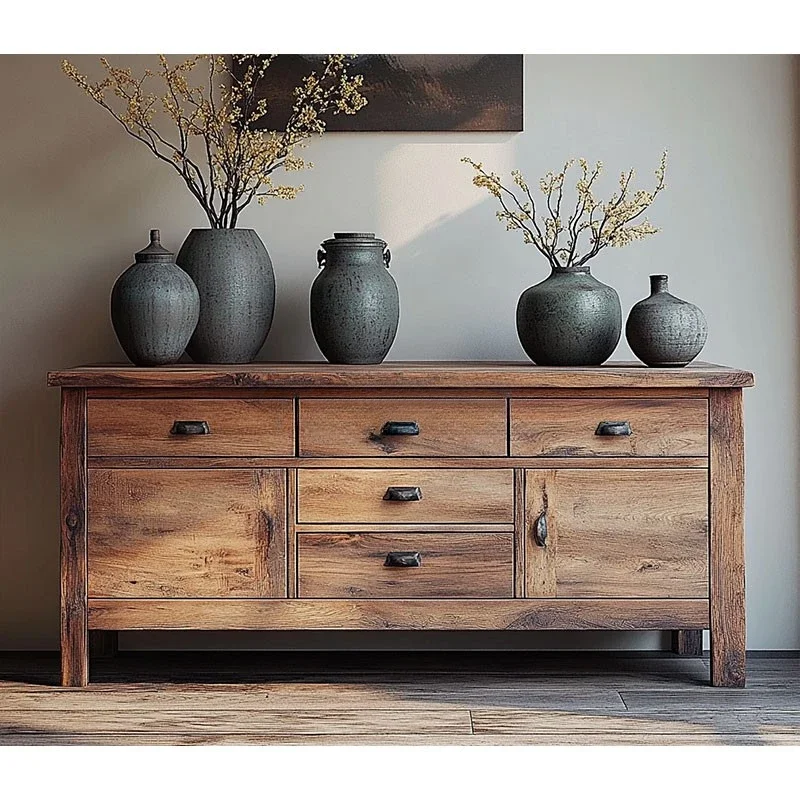 Side cabinet coffee table living room light luxury solid wood simple modern storage 
Side cabinet coffee table living room light luxury solid wood simple modern storage