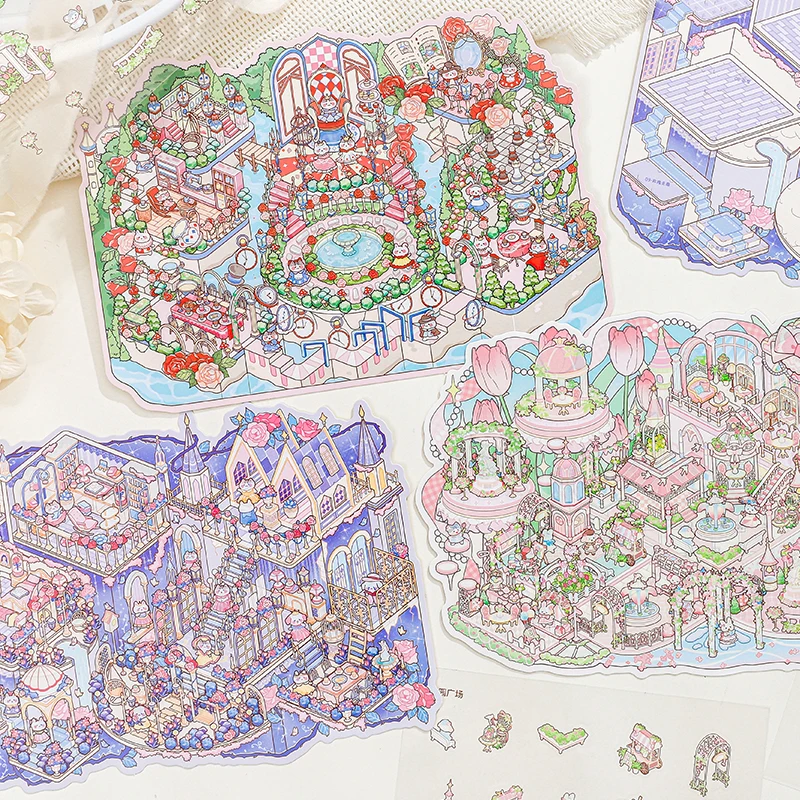 3 Style Star River Fairy Tale Series Miniature Diorama Stickers for Journal Scrapbooking Collage Decorative, DIY Craft Supplies
3 Style Star River Fairy Tale Series Miniature Diorama Stickers for Journal Scrapbooking Collage Decorative, DIY Craft Supplies