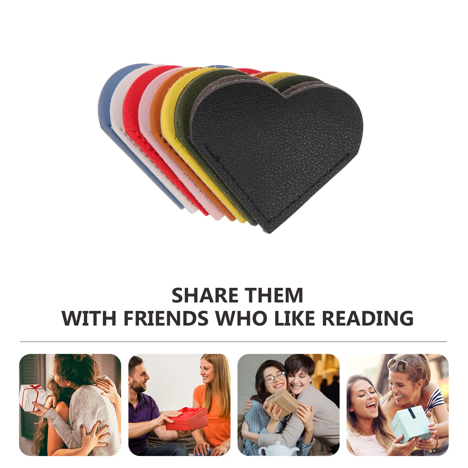 8 Pcs Bookmark Protective Cover Bookmarks Heart Corner Page Protectors Aesthetic Mini for Lovers
8 Pcs Bookmark Protective Cover Bookmarks Heart Corner Page Protectors Aesthetic Mini for Lovers