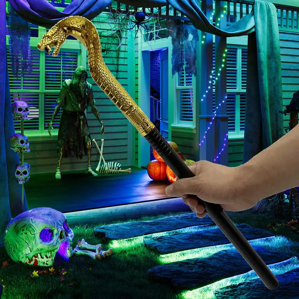 Halloween Snake Staff Decoration Snake Head Scepter Prop Egyptian Snake Staff Halloween for Dress for Halloween Costume
Halloween Snake Staff Decoration Snake Head Scepter Prop Egyptian Snake Staff Halloween for Dress for Halloween Costume