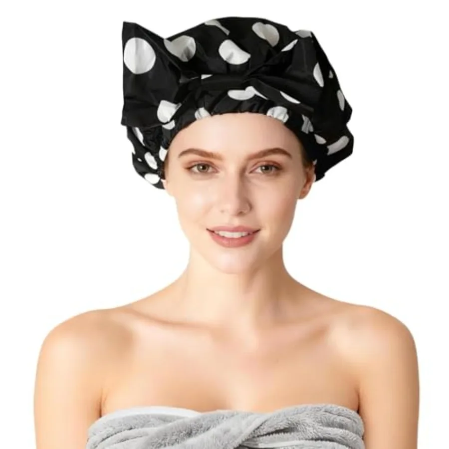 Luxury Sower Caps Women Reusable of, Large Double Layer Quick-dry Bating air Cap wit Adjustable Elastic Strap, Non- Sower Cap L
Luxury Sower Caps Women Reusable of, Large Double Layer Quick-dry Bating air Cap wit Adjustable Elastic Strap, Non- Sower Cap L