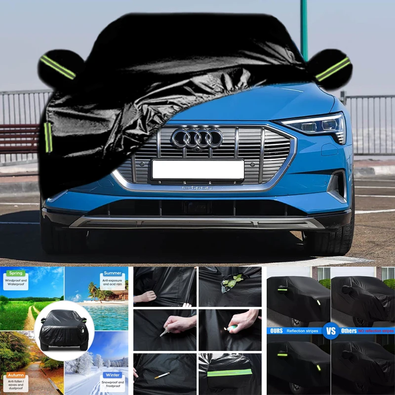 For Audi e-tron All-Weather Car Covers 6-in-1 Waterproof Dustproof UV Proof Snowproof Scratch Resistant Protection
For Audi e-tron All-Weather Car Covers 6-in-1 Waterproof Dustproof UV Proof Snowproof Scratch Resistant Protection