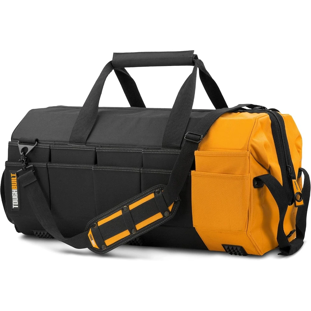 Tool Bag, Heavy Duty Wide Mouth Bag with Rigid Frame, Waterproof Hard Base & Reinforced Handles
Tool Bag, Heavy Duty Wide Mouth Bag with Rigid Frame, Waterproof Hard Base & Reinforced Handles