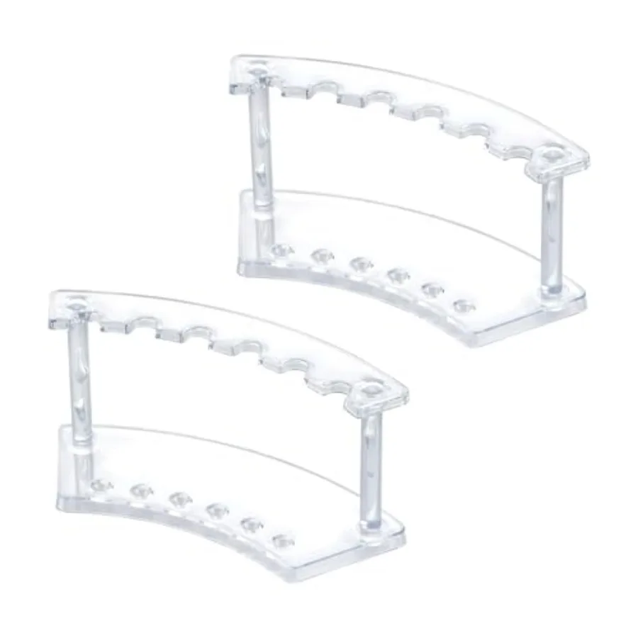 6-hole Plastic Pen Holder Stand Display Rack, Makeup Brush, Eyeliner, Eyebrow Pencil Display Stand, Organizer for Office and Dr
6-hole Plastic Pen Holder Stand Display Rack, Makeup Brush, Eyeliner, Eyebrow Pencil Display Stand, Organizer for Office and Dr