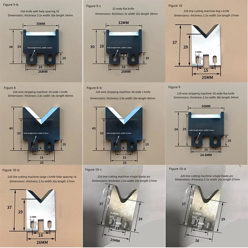 Knife Blade Cutter SWT508 220 Automatic Computer Wire Stripping Peeling Cutting Machine High speed Blade 1pcs
Knife Blade Cutter SWT508 220 Automatic Computer Wire Stripping Peeling Cutting Machine High speed Blade 1pcs