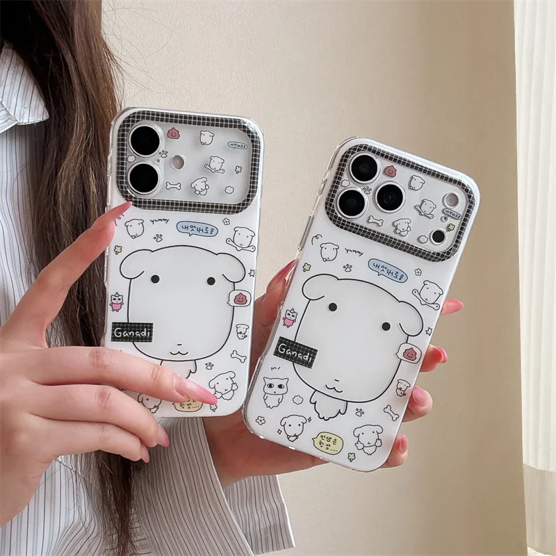 Sweet Cinnamoroll Print Phone Case With Plaid Camera Frame For iPhone 15 16 17 Pro Max Cute Cover For Girls fashion phone cases
Sweet Cinnamoroll Print Phone Case With Plaid Camera Frame For iPhone 15 16 17 Pro Max Cute Cover For Girls fashion phone cases