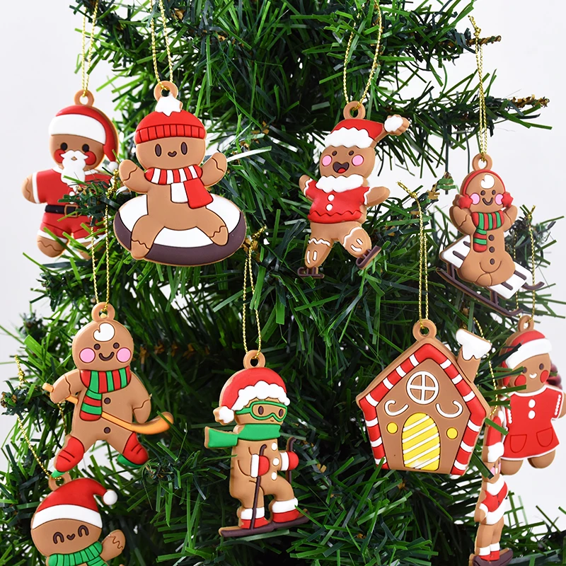10Pcs/set Christmas Gingerbread Man Ornament Christmas Tree Pendant Decoration Santa Claus Xmas New Year Home Hanging Decoration
10Pcs/set Christmas Gingerbread Man Ornament Christmas Tree Pendant Decoration Santa Claus Xmas New Year Home Hanging Decoration