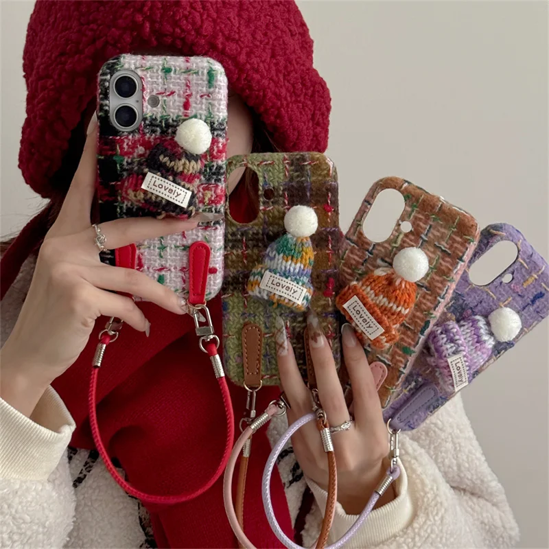 Vintage Colored Plaid Fabric Phone Case for iPhone, Plush Hat, H0airball, Shock-protection, 16, 15, 14, 13 Pro Max, 15 Pro
Vintage Colored Plaid Fabric Phone Case for iPhone, Plush Hat, H0airball, Shock-protection, 16, 15, 14, 13 Pro Max, 15 Pro