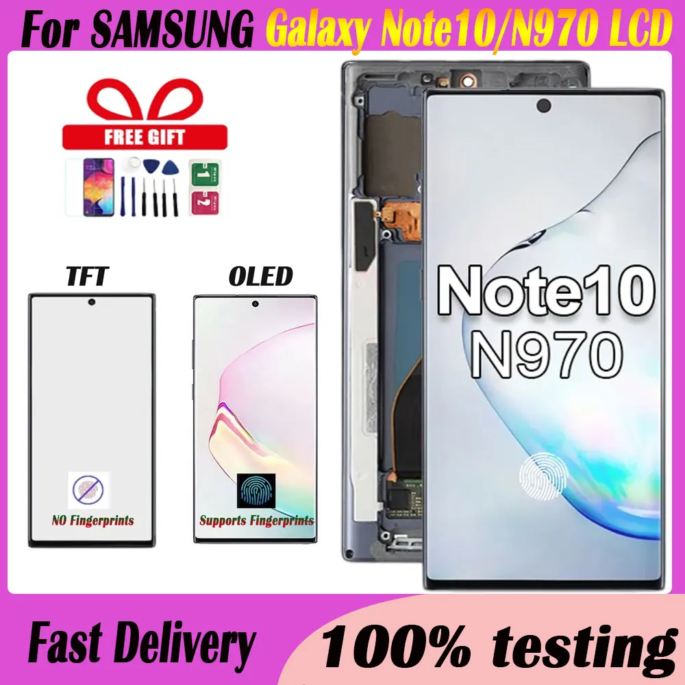Super AMOLED экран дисплея подходит для Samsung Note 10 N970F N970 дисплей сенсорный экран дигитайзер компоненты Замена
Super AMOLED экран дисплея подходит для Samsung Note 10 N970F N970 дисплей сенсорный экран дигитайзер компоненты Замена