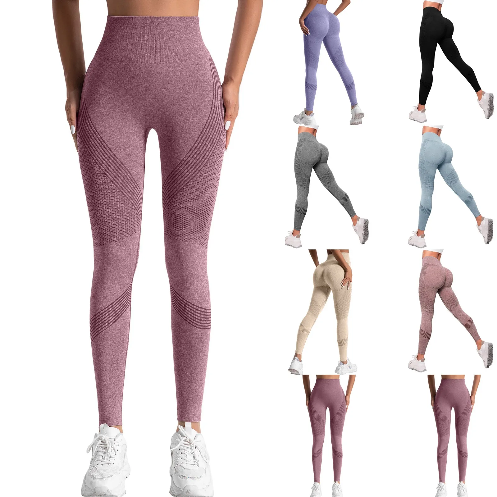 Female Classic Plain Color Slim Fitting High Waist Seamless Hip Lifting Fitness Pants Soft and Comfy Casual Yoga Trousers
Female Classic Plain Color Slim Fitting High Waist Seamless Hip Lifting Fitness Pants Soft and Comfy Casual Yoga Trousers