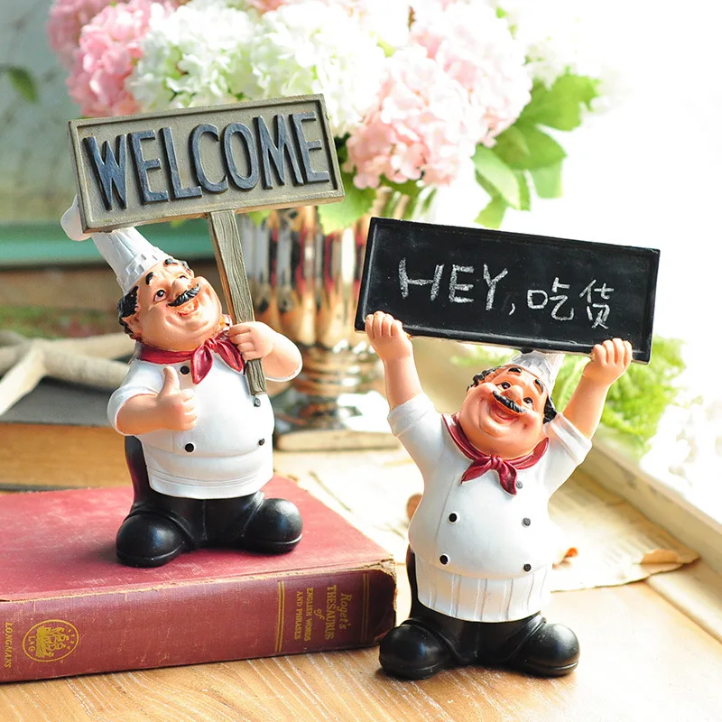 Creative Art Decoration Chef Crafts Home Living Room Wine Cabinet Cute Small Decoration Maison Home Decoration Resin
Creative Art Decoration Chef Crafts Home Living Room Wine Cabinet Cute Small Decoration Maison Home Decoration Resin