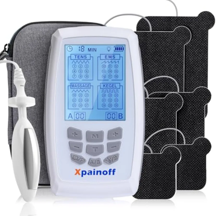 TENS Unit and EMS Pelvic Floor Muscle Exercise36 Modes Rechargeable Dual Channel EMS Massager Machine with Pelvic Floor Muscle
TENS Unit and EMS Pelvic Floor Muscle Exercise36 Modes Rechargeable Dual Channel EMS Massager Machine with Pelvic Floor Muscle