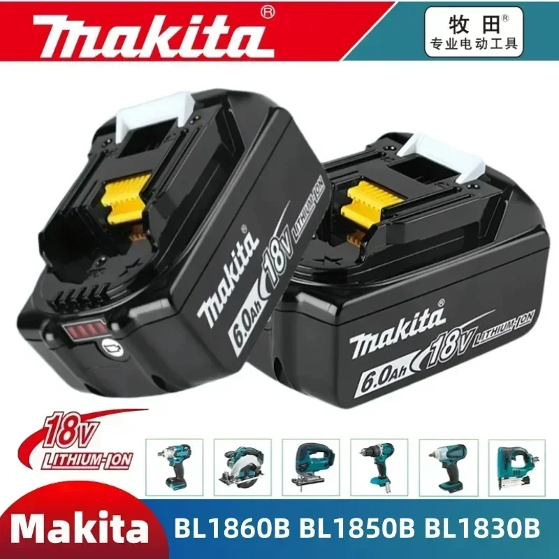 Makita18V Battery 6Ah BL1860B Original Li-ion Replacement Battery BL1860B BL1850B BL1840B BL1830B BL1820B DTW1001 DGA404 DTW700
Makita18V Battery 6Ah BL1860B Original Li-ion Replacement Battery BL1860B BL1850B BL1840B BL1830B BL1820B DTW1001 DGA404 DTW700