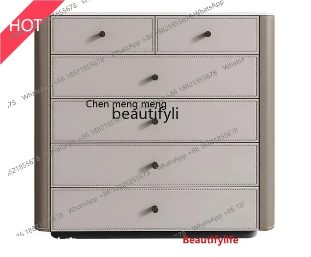 A32 C Italian minimalist saddle leather chest of drawers living room bedroom storage cabinet modern slate solid wood storage cab
A32 C Italian minimalist saddle leather chest of drawers living room bedroom storage cabinet modern slate solid wood storage cab