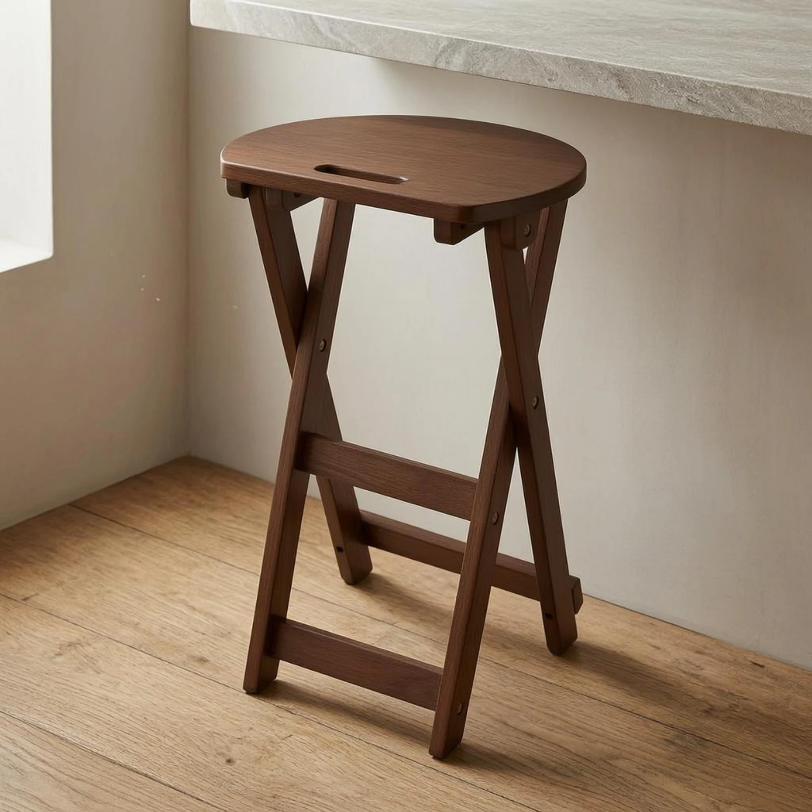 Foldable Wooden Stool Hinged Wooden Stool Outdoor Furniture Fully Assembled Visible Hardware
Foldable Wooden Stool Hinged Wooden Stool Outdoor Furniture Fully Assembled Visible Hardware
