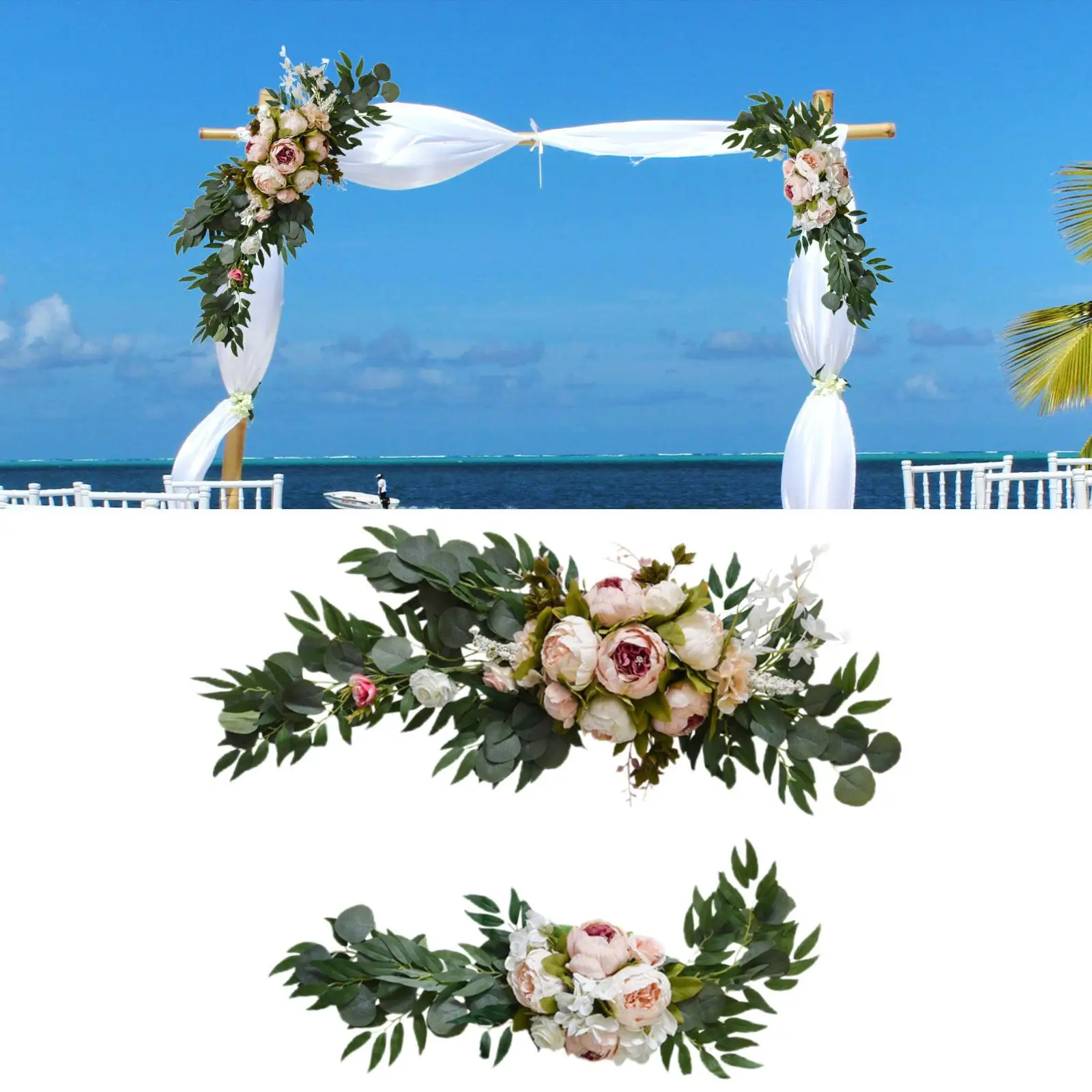 Silk Wedding Arch Flower Artificial Floral Arch Floral Arrangement Display Plant for Backdrop Reception Window Ceremony Decor
Silk Wedding Arch Flower Artificial Floral Arch Floral Arrangement Display Plant for Backdrop Reception Window Ceremony Decor