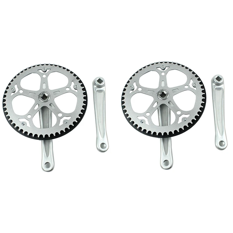 2X Folding Bike Crankset 52T Square Hole 170Mm CNC Crankset Bicycle Crank Set Sprocket
2X Folding Bike Crankset 52T Square Hole 170Mm CNC Crankset Bicycle Crank Set Sprocket