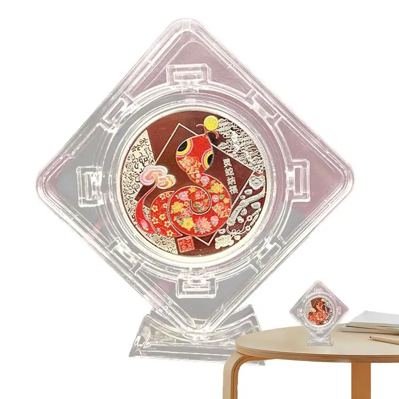 2025 New Year Of The Snake Commemorative Coins Chinese Zodiac Medals 3D Relief Coins Collectibles New Year Coins Good Fortune
2025 New Year Of The Snake Commemorative Coins Chinese Zodiac Medals 3D Relief Coins Collectibles New Year Coins Good Fortune
