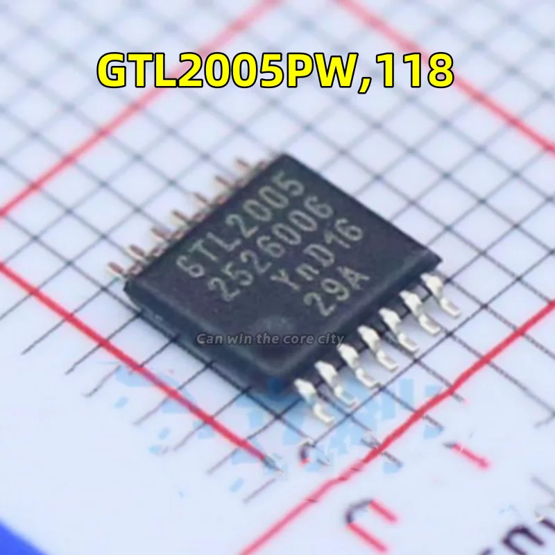 5-100 PCS/LOT Brand New GTL2005PW, 118 screen printed GTL2005 patch TSSOP14, Converter/level shifter
5-100 PCS/LOT Brand New GTL2005PW, 118 screen printed GTL2005 patch TSSOP14, Converter/level shifter