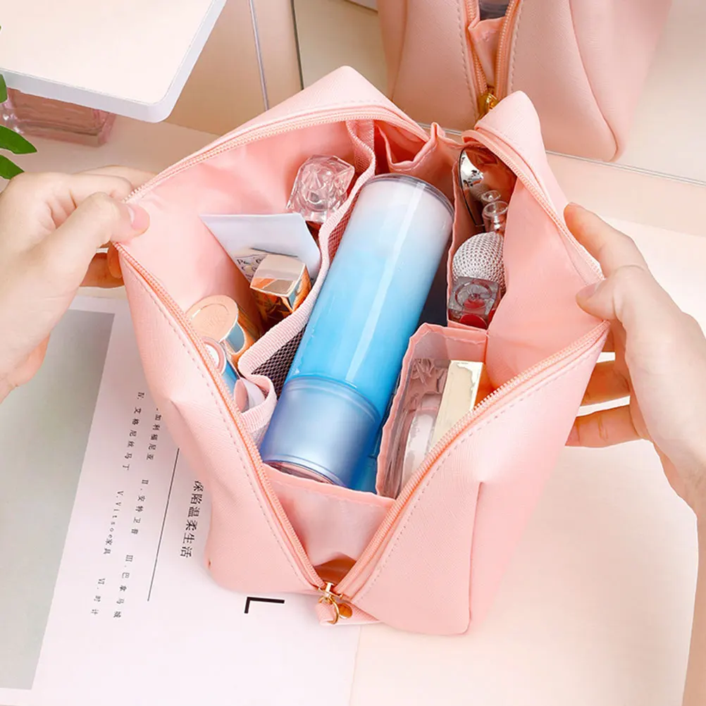 Waterproof Toiletry Bag PU Makeup Container Travel Wash Pouch Large Opening Double Zipper ganizer Easy Clean Durable
Waterproof Toiletry Bag PU Makeup Container Travel Wash Pouch Large Opening Double Zipper ganizer Easy Clean Durable