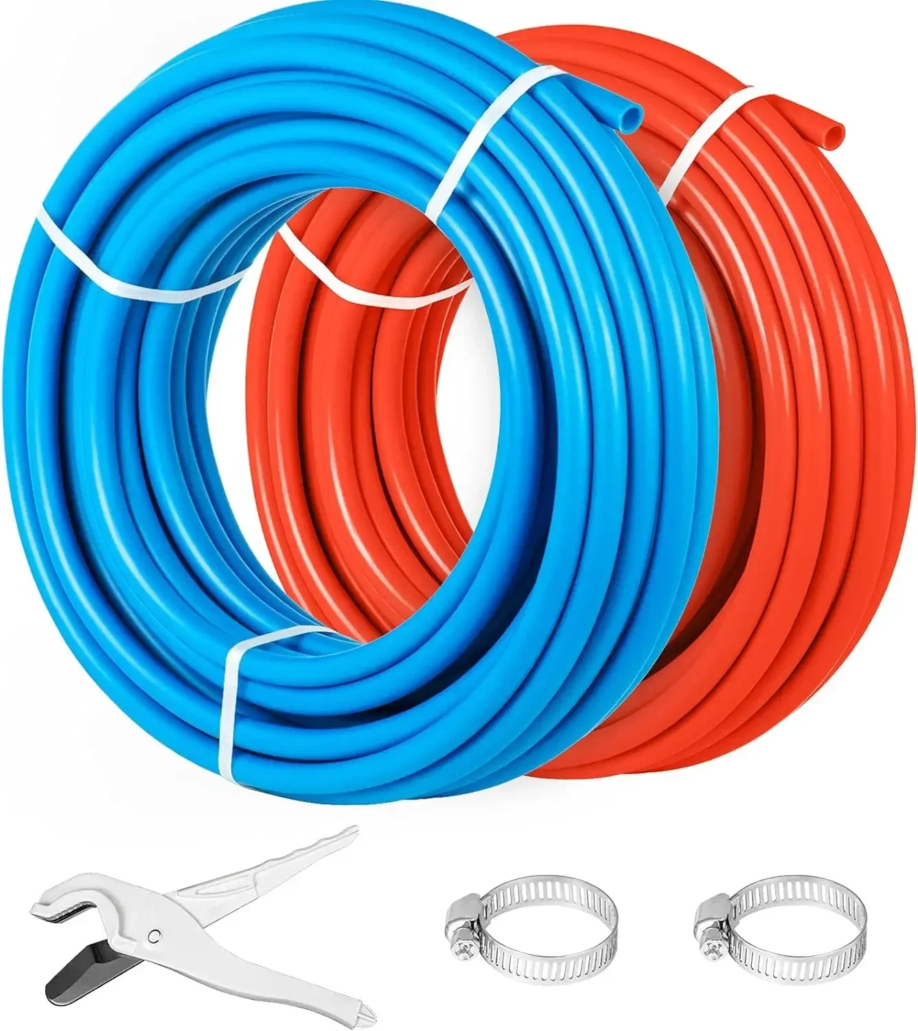 Трубка PEX 2 рулона трубок PEX 1/2 дюйма X 100 футов Трубка PEX Некислородный барьер Радиальное напольное трубопроводка для холодной и горячей воды
Трубка PEX 2 рулона трубок PEX 1/2 дюйма X 100 футов Трубка PEX Некислородный барьер Радиальное напольное трубопроводка для холодной и горячей воды