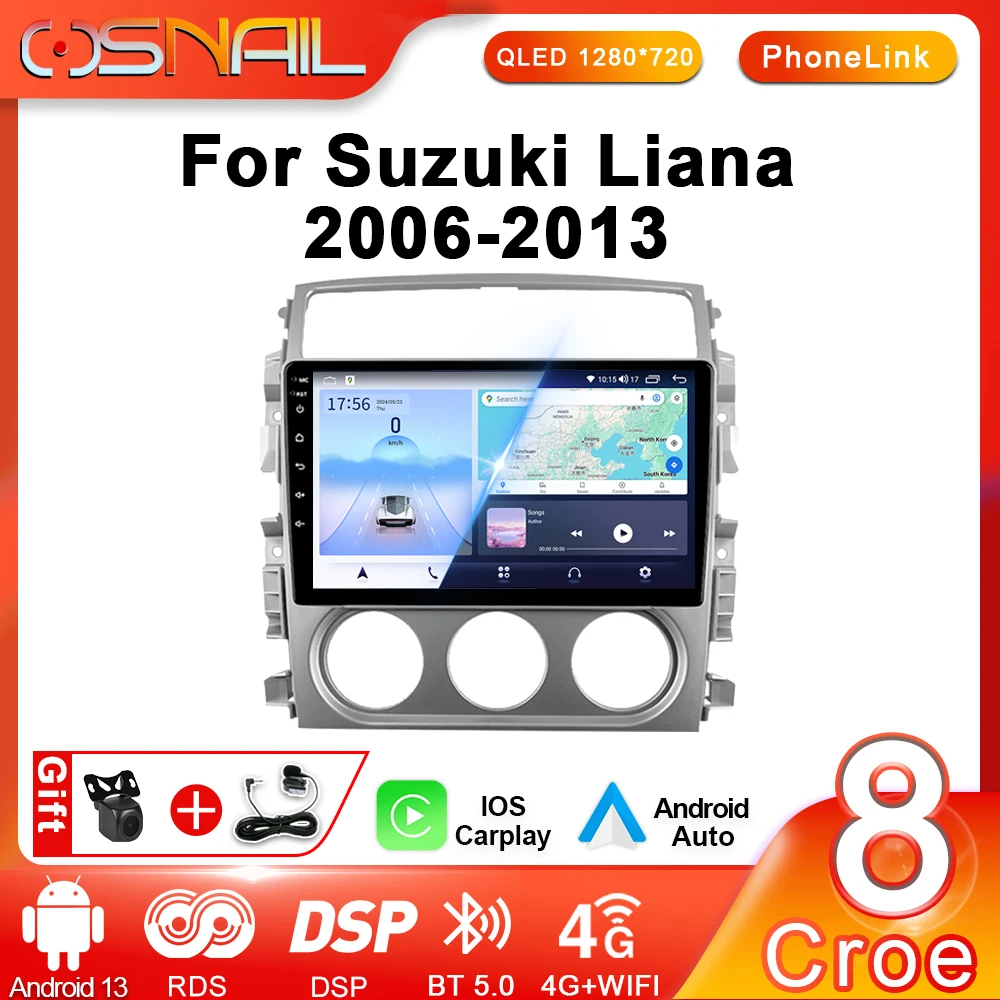 Автомобильное радио COSNAIL Android для Suzuki LIANA 2006 - 2013 Автомобильный мультимедийный видеоплеер экран стерео навигация Carplay No 2din DVD
Автомобильное радио COSNAIL Android для Suzuki LIANA 2006 - 2013 Автомобильный мультимедийный видеоплеер экран стерео навигация Carplay No 2din DVD